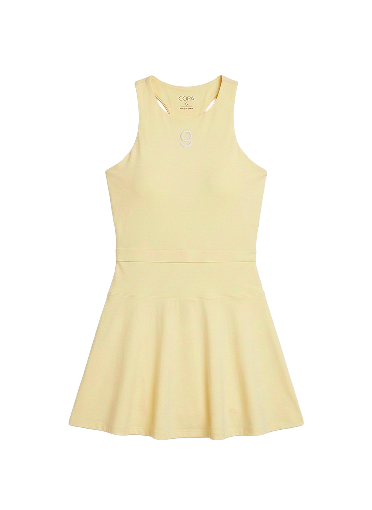 Vestido Amarillo Mujer