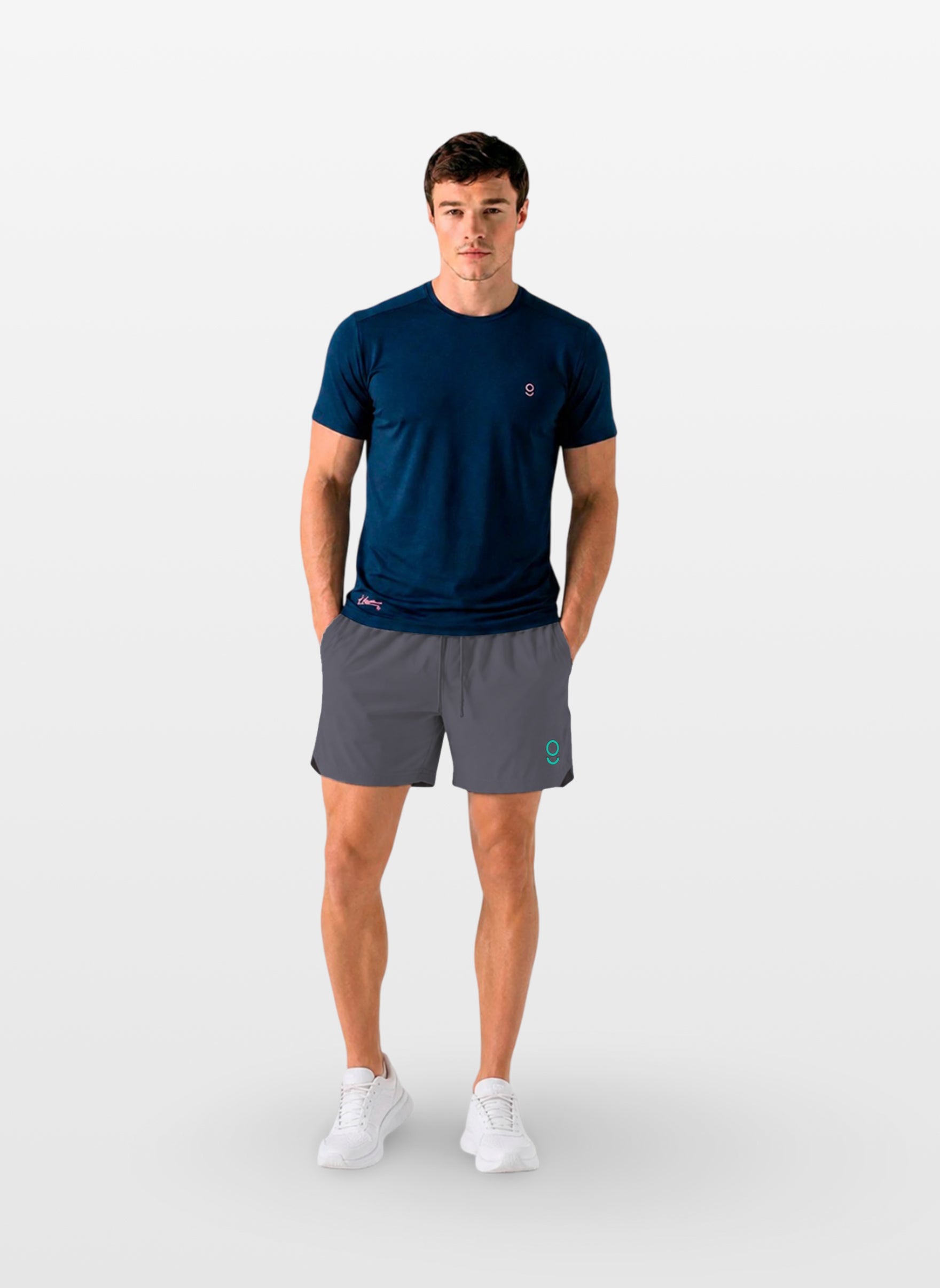 Playera Deportiva Pro Azul para Hombre
