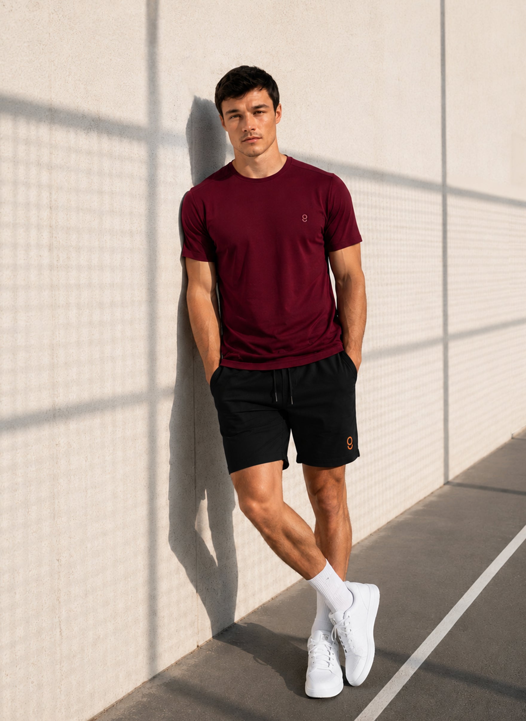 Playera Deportiva Pro Vino para Hombre