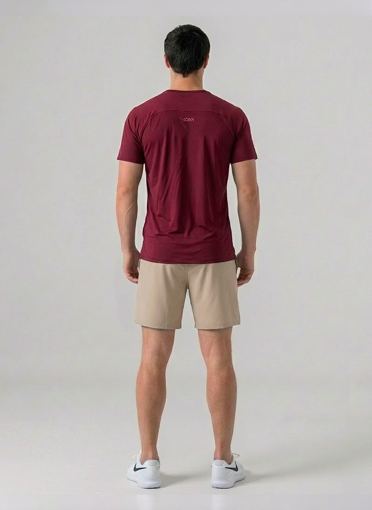Men's Pro Burgundy T-Shirt