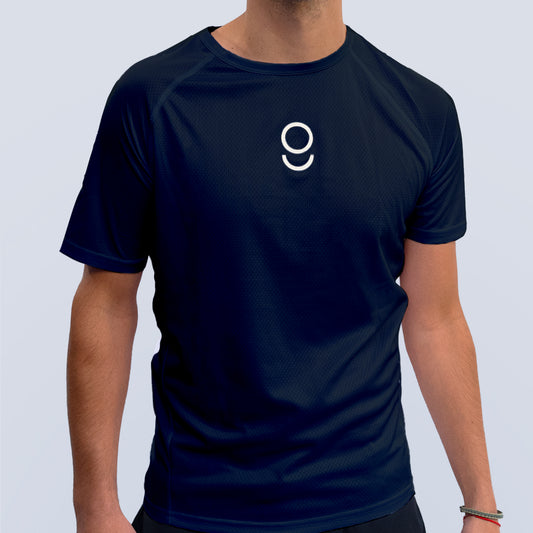 Playera deportiva azul para Hombre