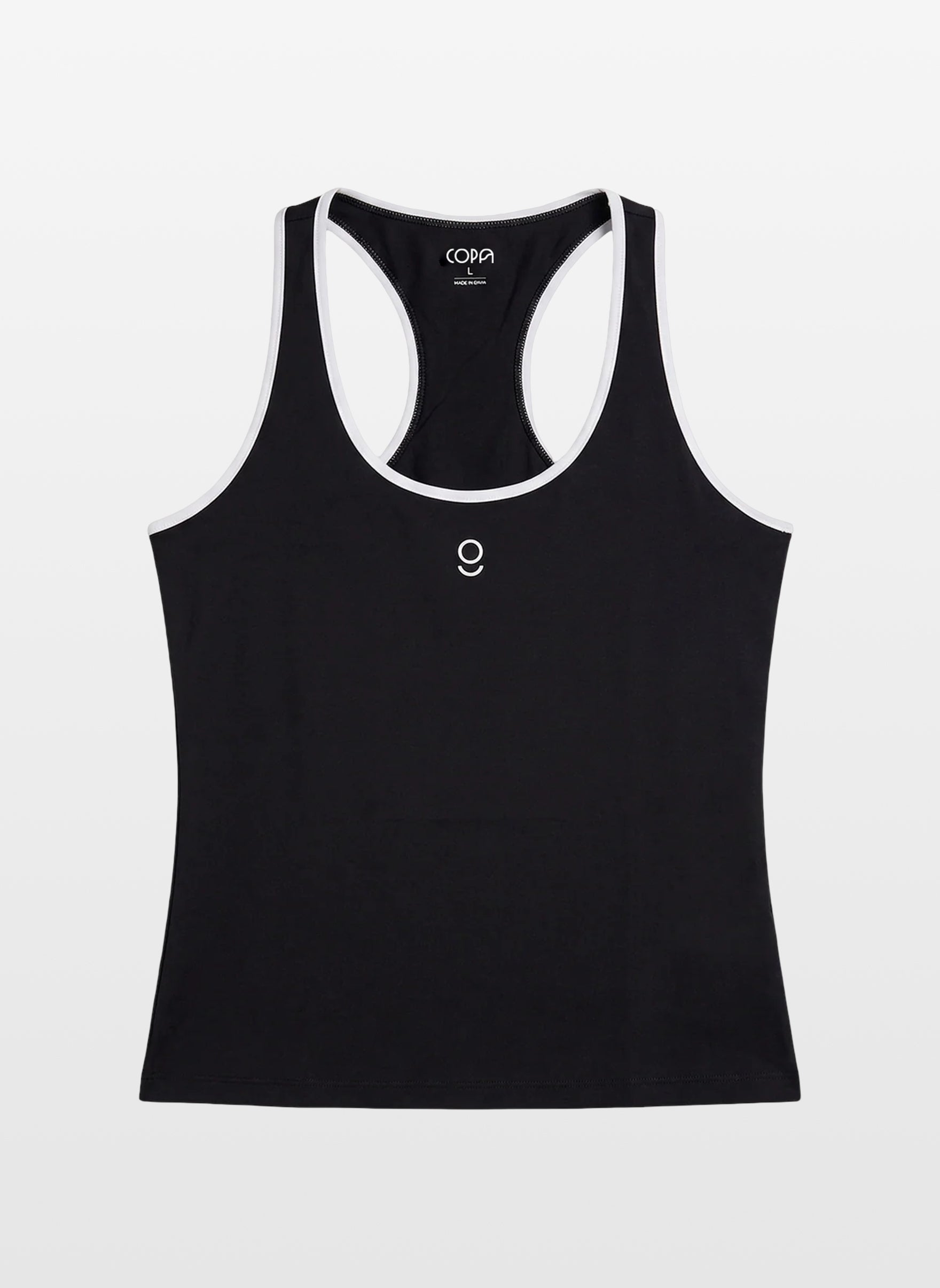Top deportivo negro para Mujer