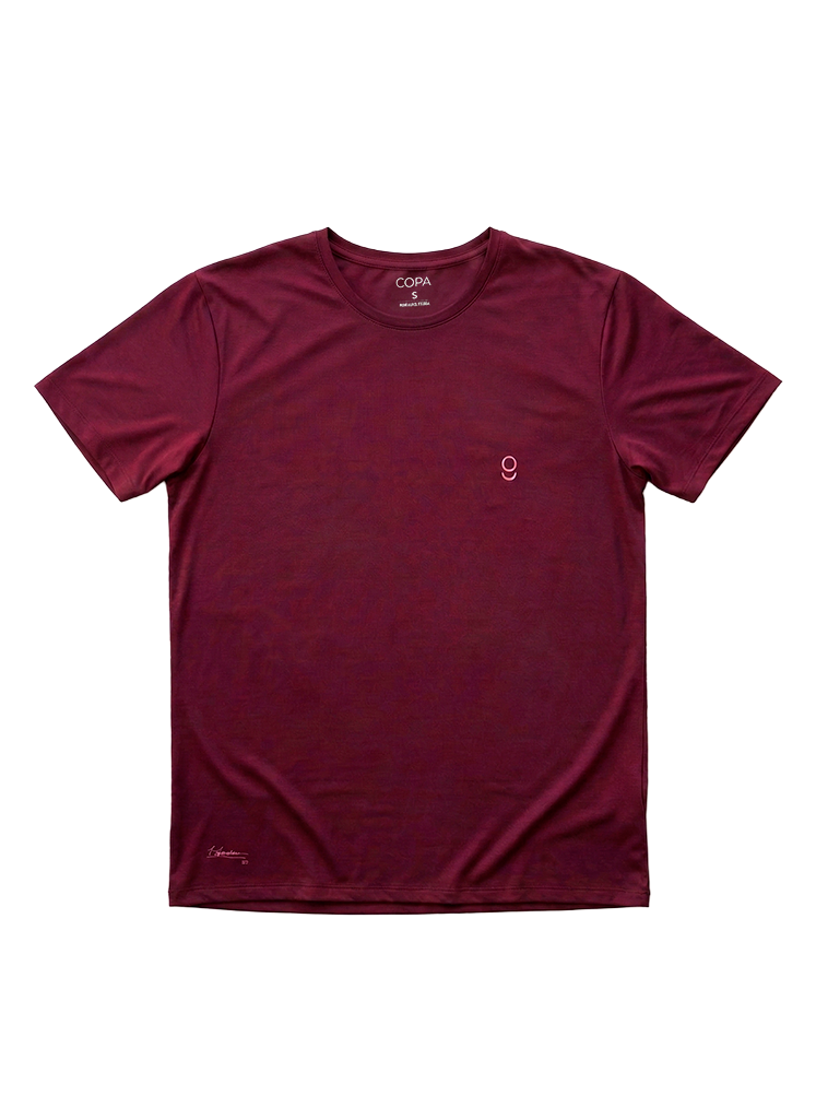 Playera Pro hombre Vino