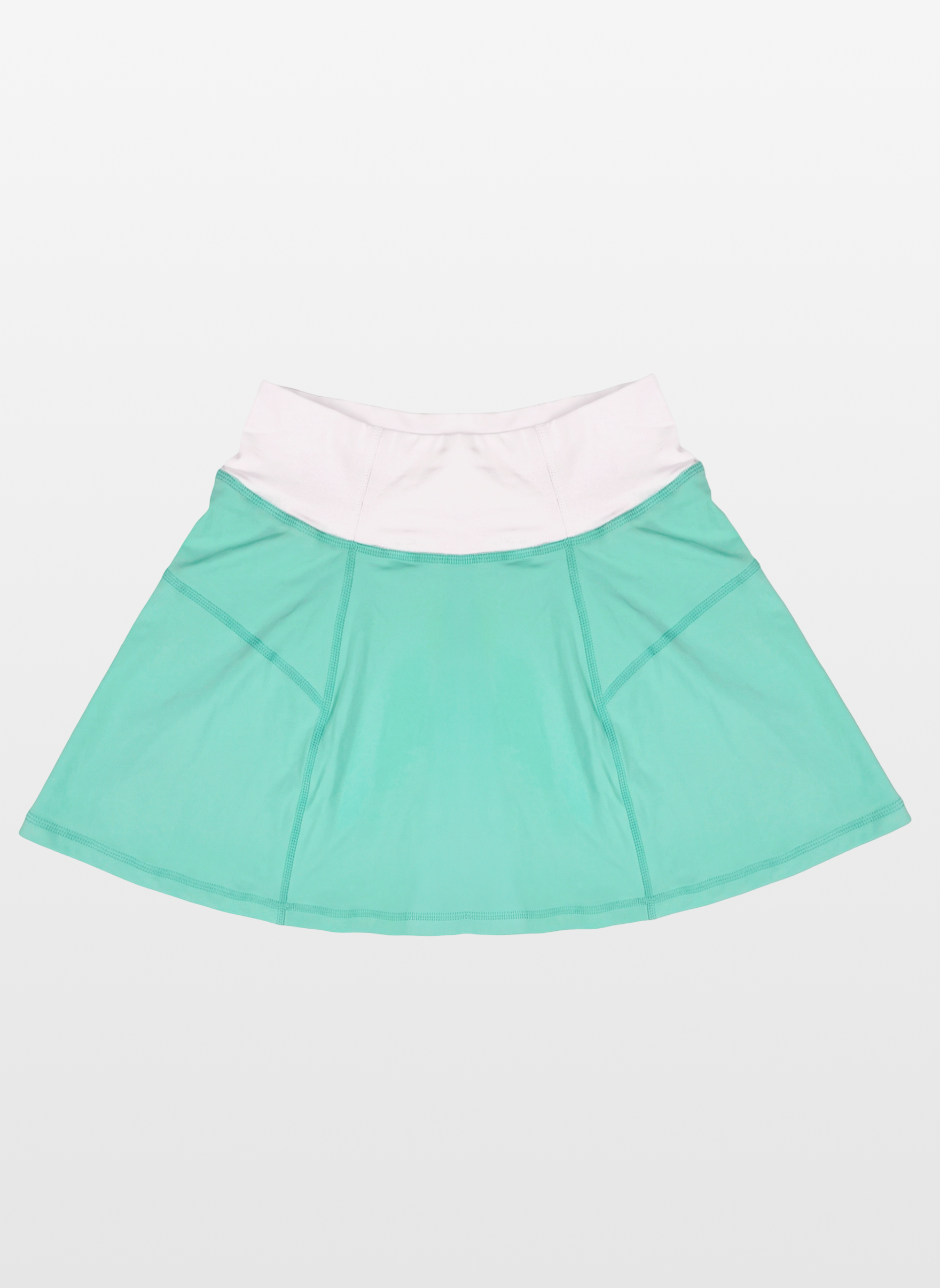 Falda deportiva verde para Mujer
