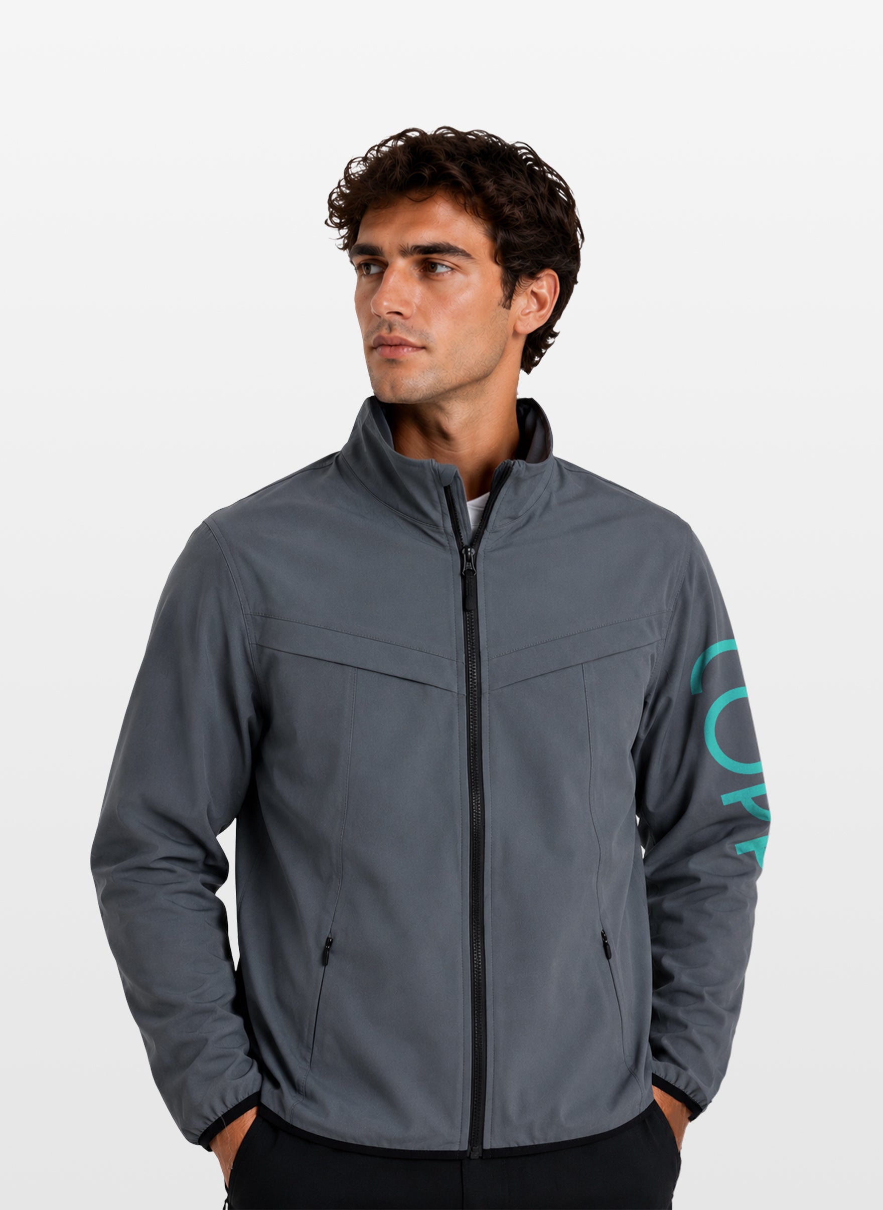 Men's Oxford Grey Sports Jacket
