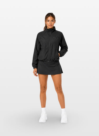 Chamarra deportiva negra para Mujer