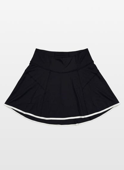 Falda deportiva negra para Mujer