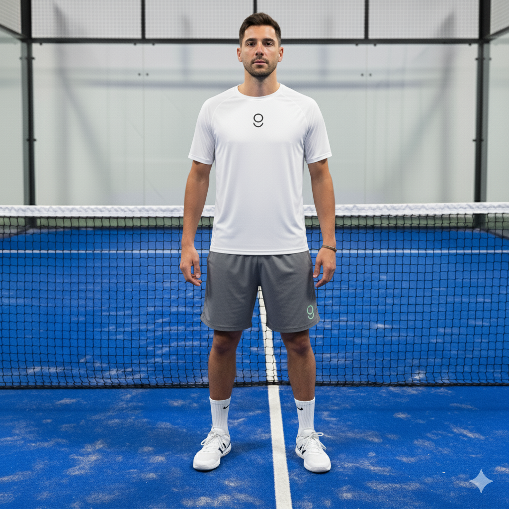 Playera blanca / short oxford Bundle