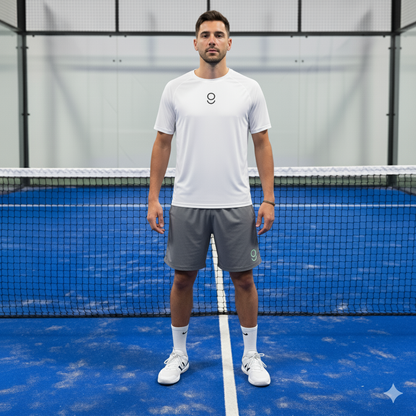 Playera blanca / short oxford Bundle