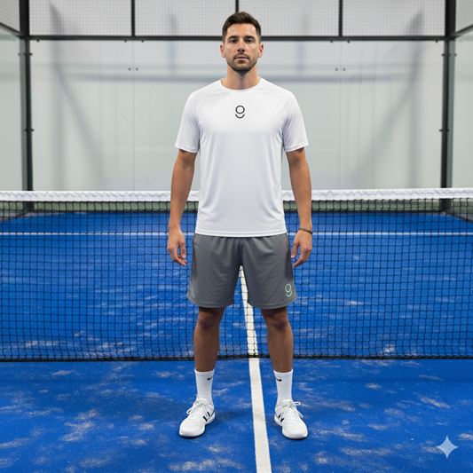 Playera blanca / short oxford Bundle