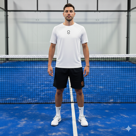 Playera blanca / short negro Bundle