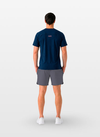 Playera Deportiva Pro Azul para Hombre