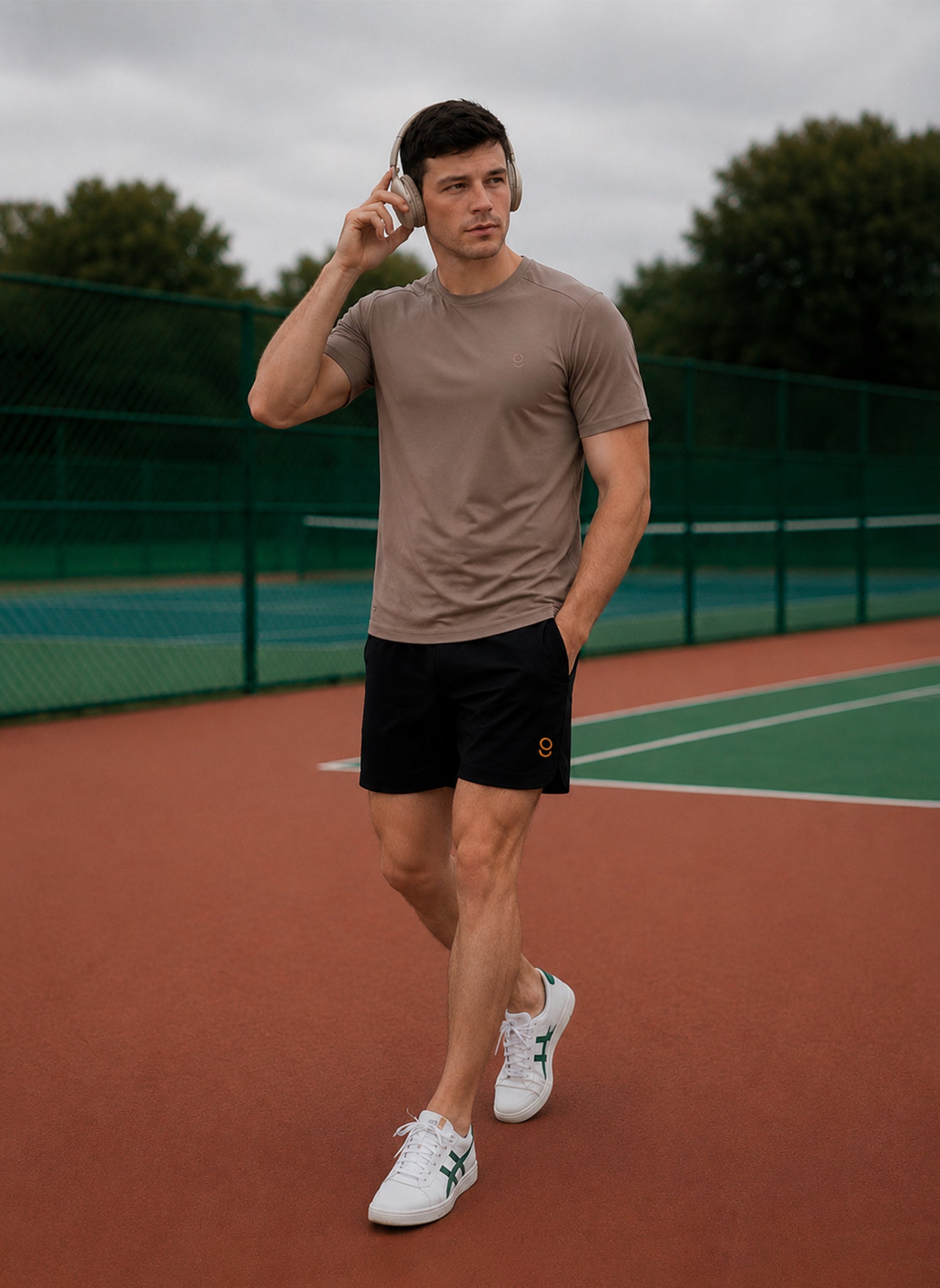 Playera Deportiva Pro Beige para Hombre