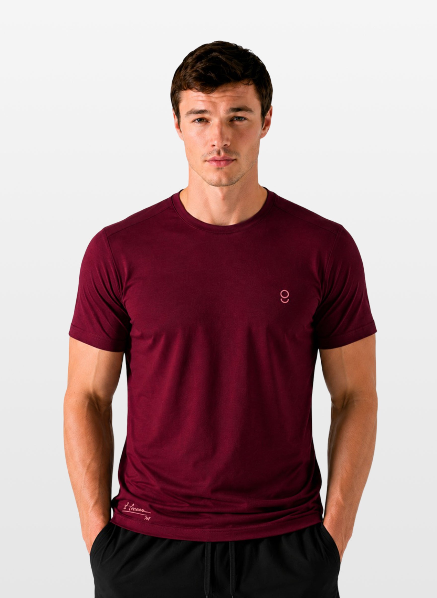 Playera Deportiva Pro Vino para Hombre