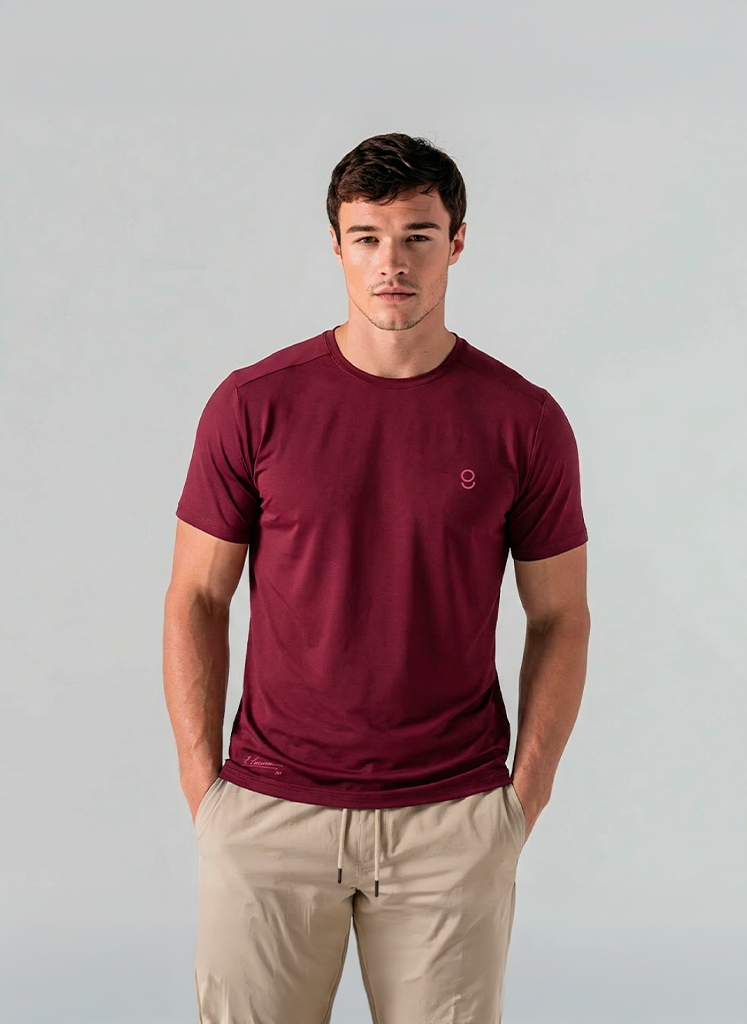 Men's Pro Burgundy T-Shirt