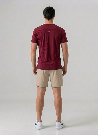 Playera Pro hombre Vino