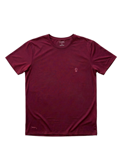 Playera Pro hombre Vino