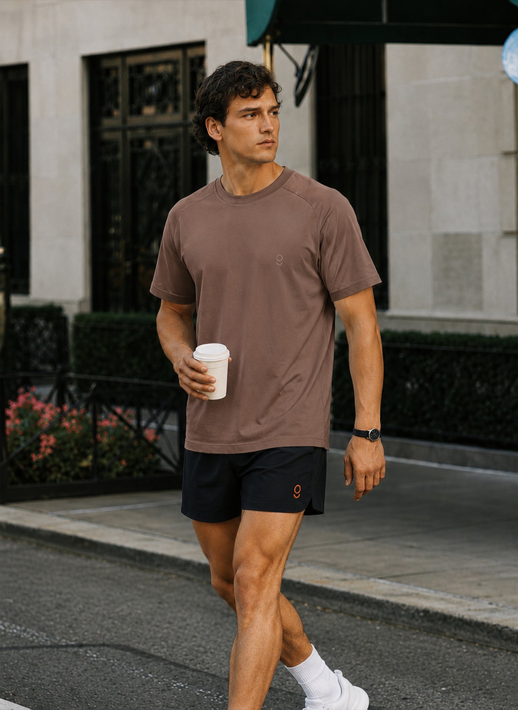 Men's Black Athletic Shorts