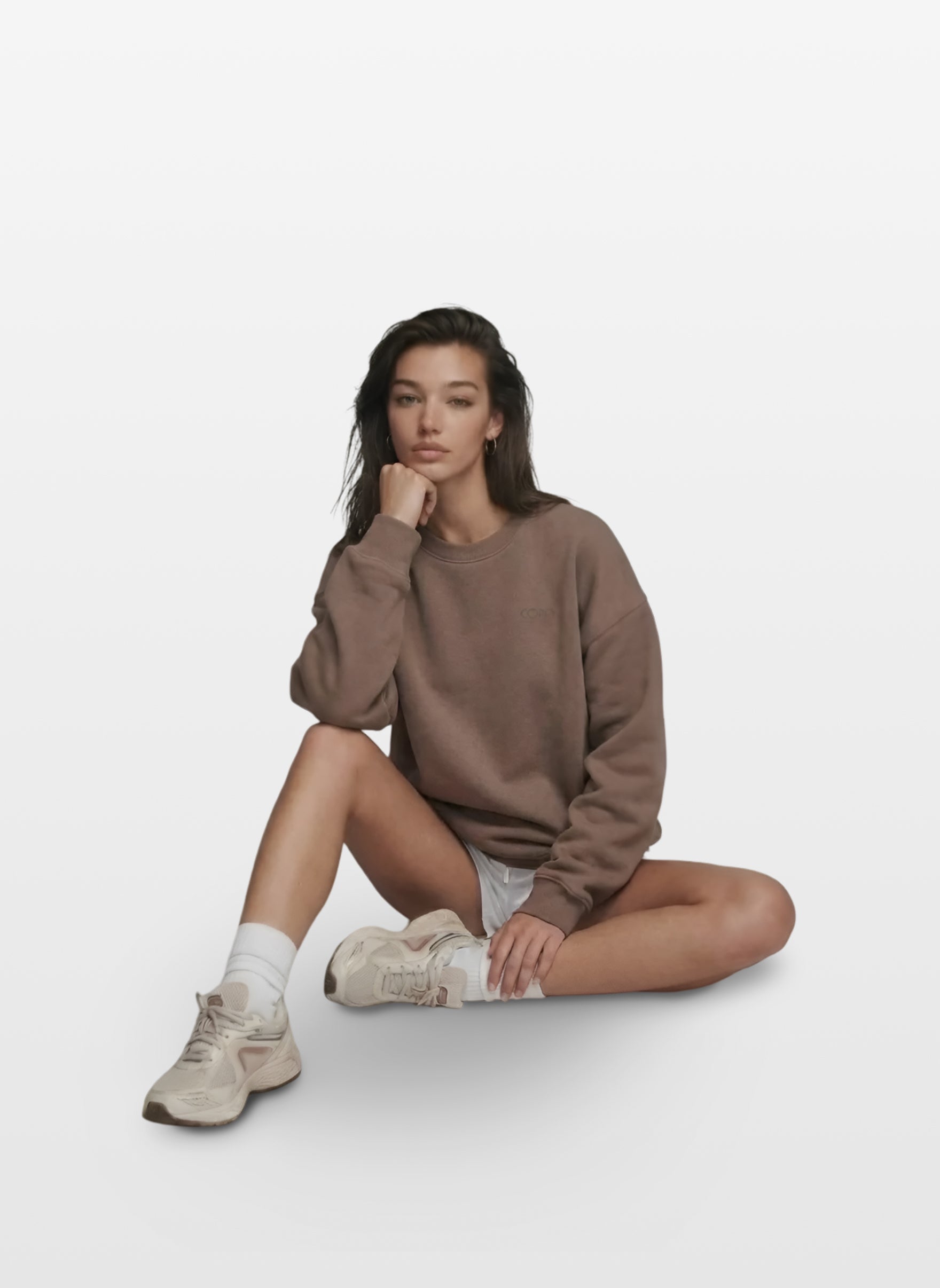 Unisex Brown Sweatshirt