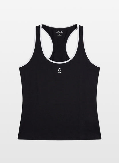 Top deportivo negro para Mujer