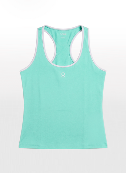 Top deportivo verde para Mujer