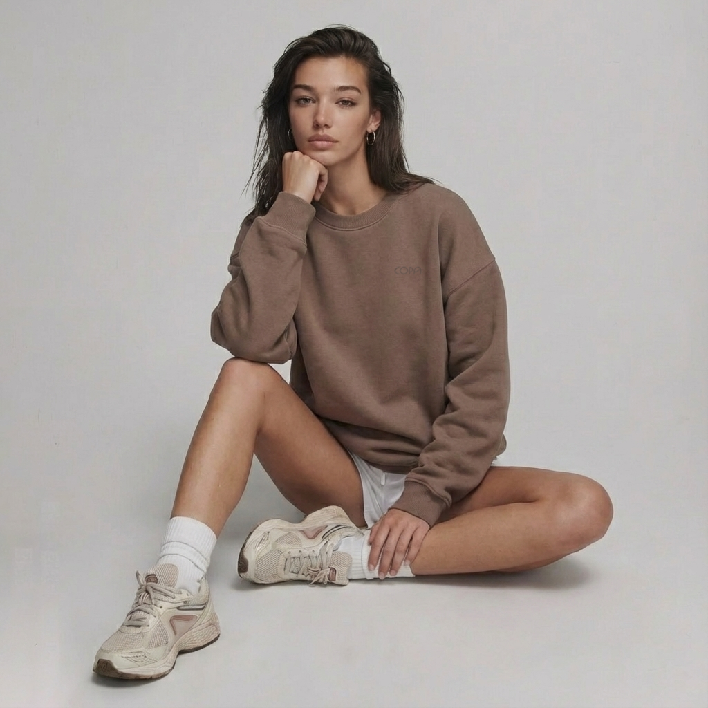Unisex Brown Sweatshirt
